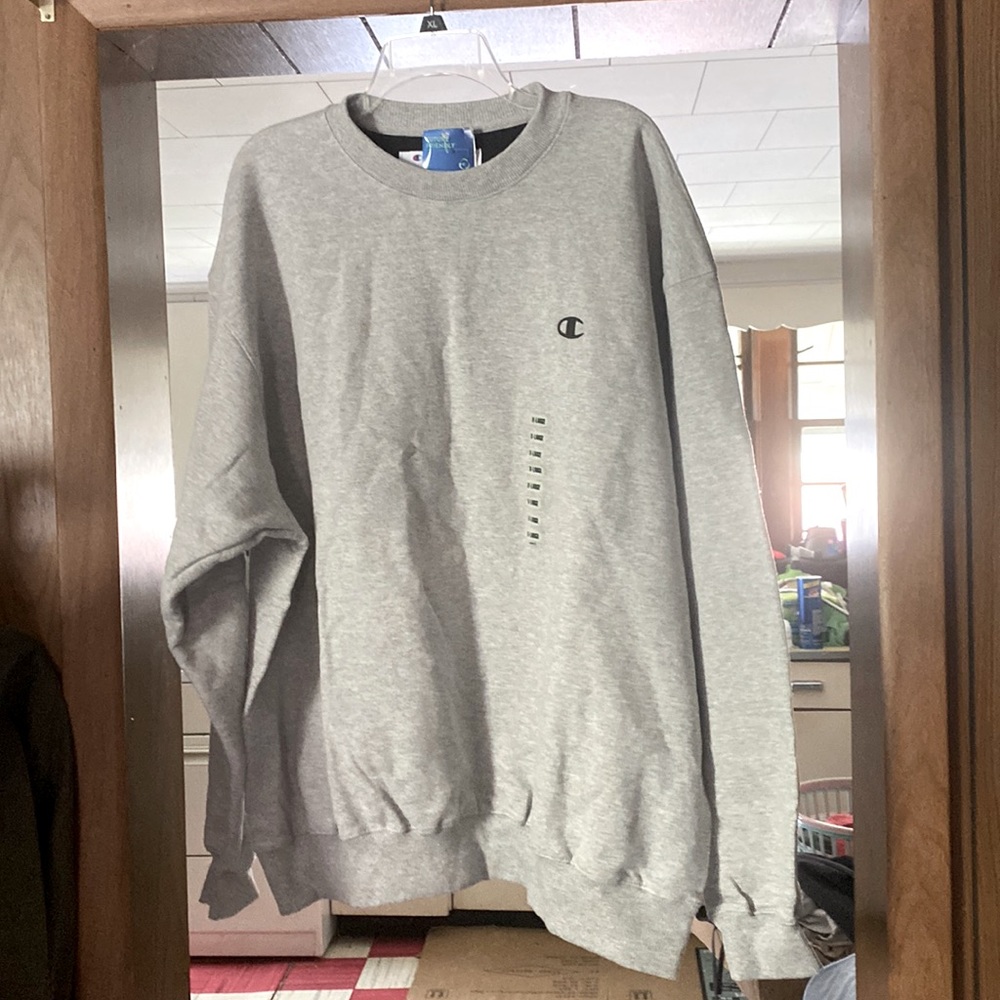 NWT Gray 2XL Champion Fleece Pullover